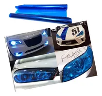 Comprar Vinilo Azul \u002F Celeste Xenon Luces Faros Autos Moto Tuning