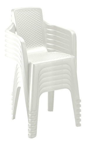 Silla Eterna Con Brazos Rimax X 6 Und