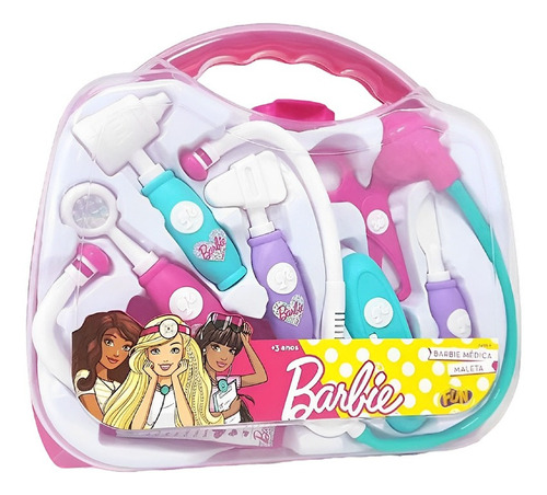  Barbie Kit Infantil Maleta Médica F0011-9 Fun