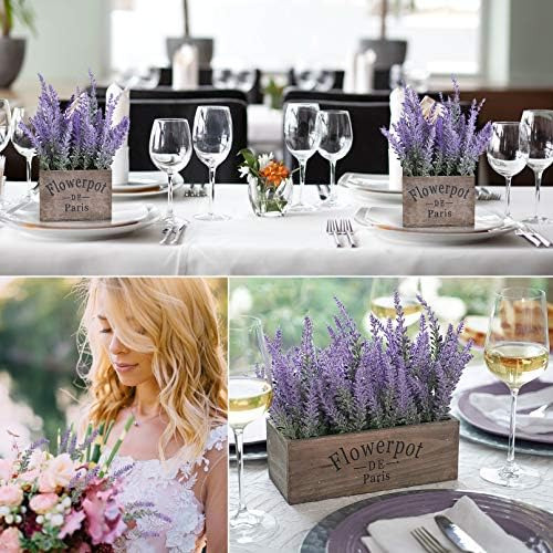 Leyaron 10 Paquetes De Flores Artificiales De Lavanda De Del