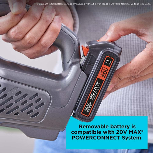 Aspirador De Pó Black + Decker 20v, Aspirador Portátil Sem F