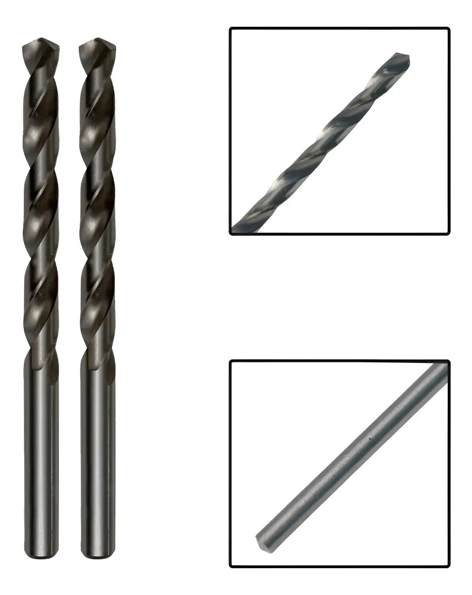 Kit Brocas 2X0BW HSS de 5mm Eda para Madeira e Metal