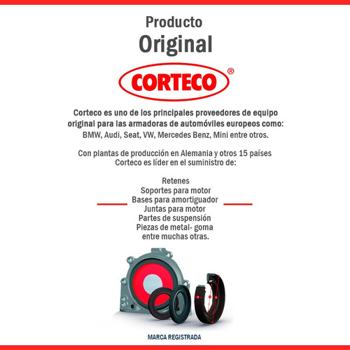 Base Amortiguador Mercedes-benz C320 2002 3.2l Corteco