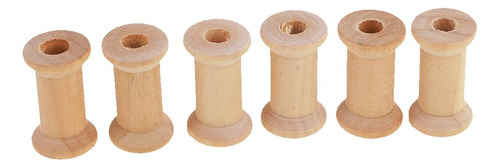 70 Piezas Vintage Herramientas De Costura De Madera Carretes