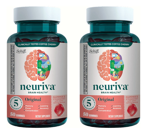 Neuriva Brain Performance - Gomitas Originales De 50 Unidade