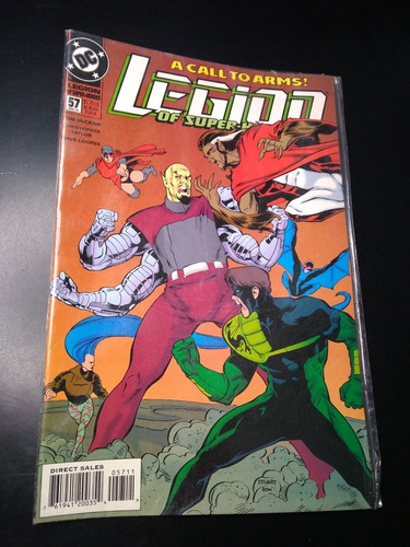 Legion Of Super Heroes #57 Dc Comics En Ingles 