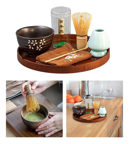 Juego De Té Matcha Japonés Hecho A Mano, Taza De Té