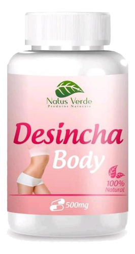 Desincha Body 100 Caps 500mg Acelera Metabolismo - Emagreça