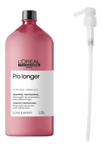 Shampoo Loreal Pro Longer Serie Expert 1500ml + Válvula Full