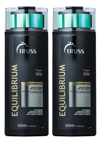 Kit 2 Shampoo Equilibrium Truss Envio Imediato