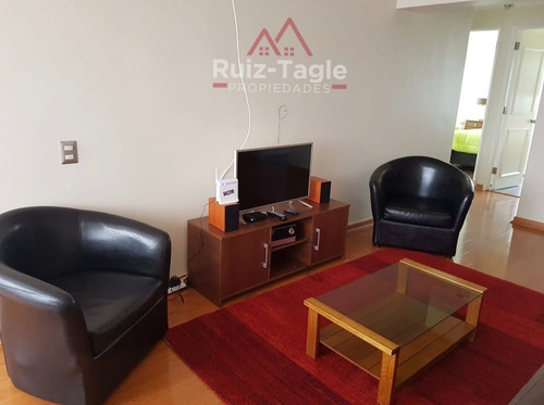 Imagen 3 de 16 de Arriendo De Lindo Departamento Amoblado En Reñaca. Balmaceda