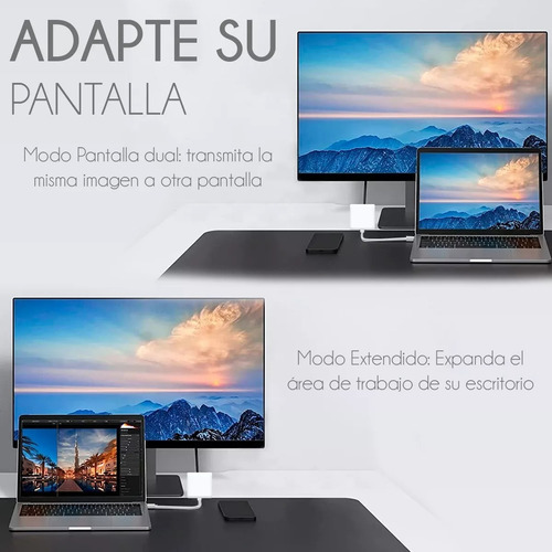Cable Conector Convertidor Displayport Macho A Hdmi Hembra