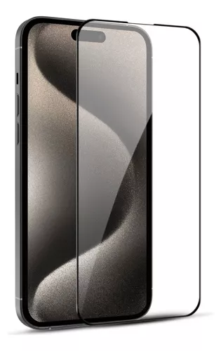Protector Pantalla Cobertura total Cristal Templado iPhone 15 Plus