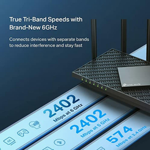 Router Tp-link Gigabit Ethernet Archer Axe75 Wi-fi 6e 5/6ghz