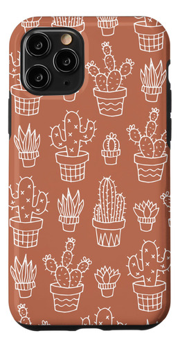 iPhone 11 Pro Cactus Suculento Patrón De Plantas Botánica Bo