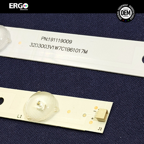 1 Kit Leds Panasonic Tc32c400x (3tiras 7led) - Aluminio,