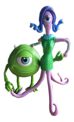 Figura Moster Inc Pixar Disney Mike Wazowski Y Celia Mattel