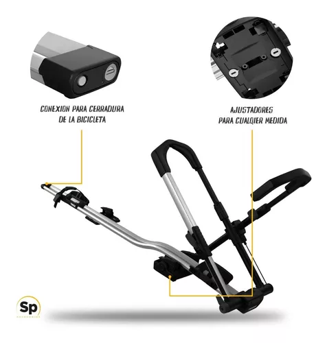 Thule Portabicicletas de techo UpRide