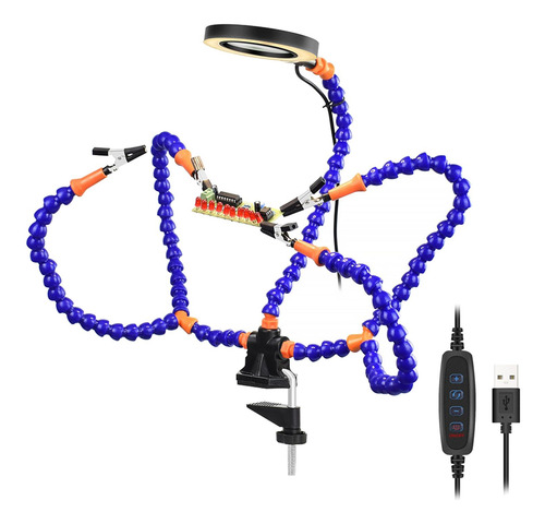 Multi-function Support Solder Third With Hand Magnifying