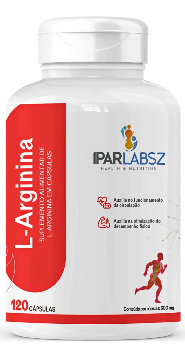 Suplemento en cápsulas IPAR Labsz L-arginina de Arginina x 120g