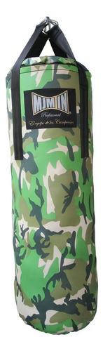 Costal Saco De Box Profesional De Lona Camuflaje  Mjm In Color Verde