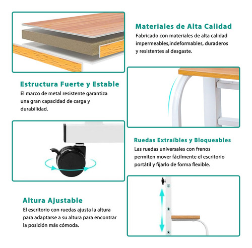 Soporte Para Computadora Altura Ajustable Mesa De Escritorio