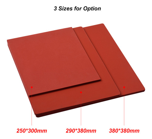 Placa De Silicona Resistente Al Calor 380*380*8mm Para Prens
