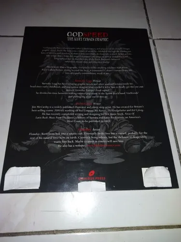 God Speed The Kurt Cobain Graphic Em Inglês Capa Brochura