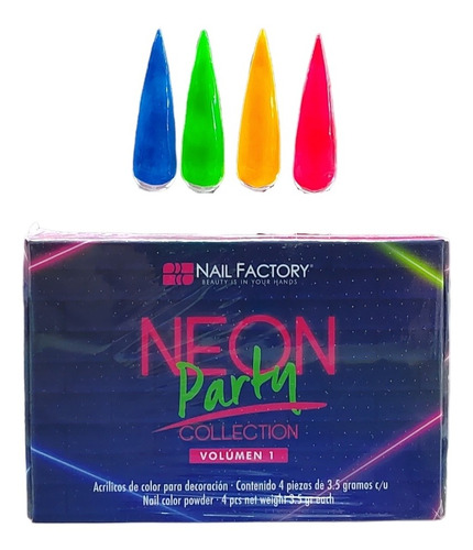 Colección Neón Party Nail Factory Vol 1