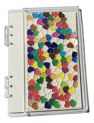 Cuaderno De Hojas Sueltas, Papelería Creativa Para Corazón