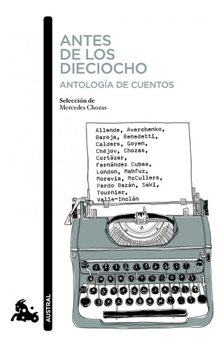 Libro - Antes De Los Dieciocho. Antología De Cuentos 