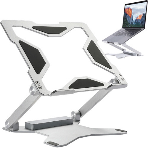 Soporte Para Laptop Notebook Mesa Plegable + Hub Usb Usb-c