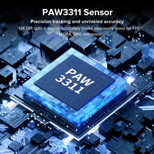 Base De Carga De Ratón Para Juegos Delux M900 Paw3311 Para M