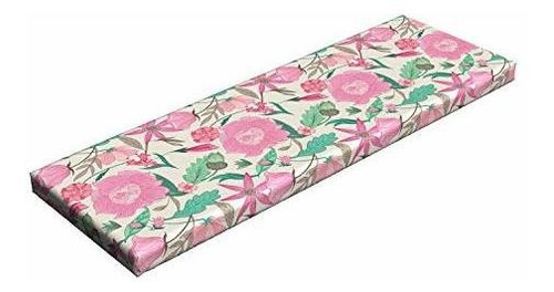 Ambesonne Garden Art Bench Pad, Diseño De Flores Silvestres 