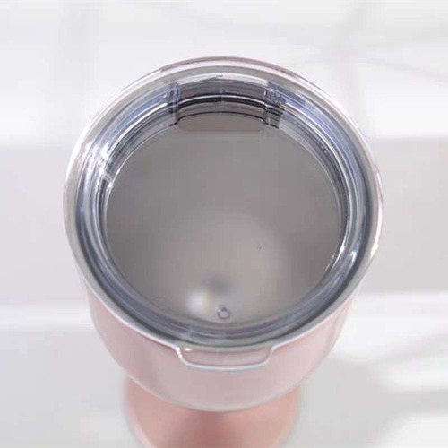 Taça Térmica Com Tampa 450ml Para Gin Vinho Drinks Cor Prata