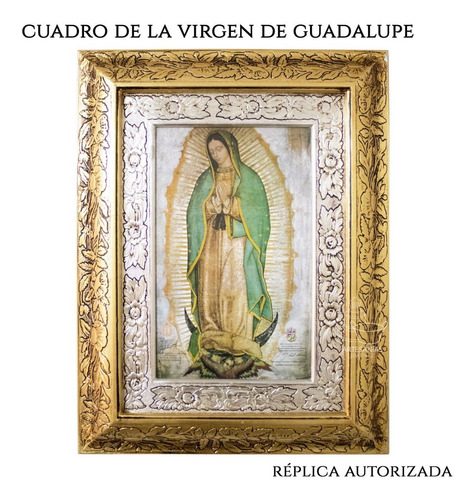 Cuadro De La Virgen De Guadalupe 53x41 Cm