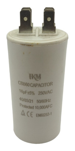 Capacitor Bomba De Agua 16mfd 250vac Hkm