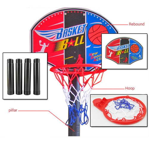 Soporte De Baloncesto Portátil Para Niños, Para Interiores Y
