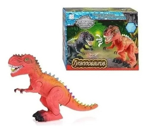 Dinosaurio T-rex 32cm Luces Y Sonido Muñeco Juguete