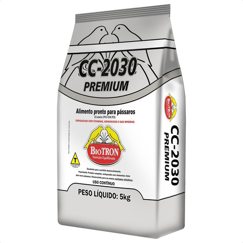 Farinhada Cc2030 Premium 5kg - Alimento Para Pássaros