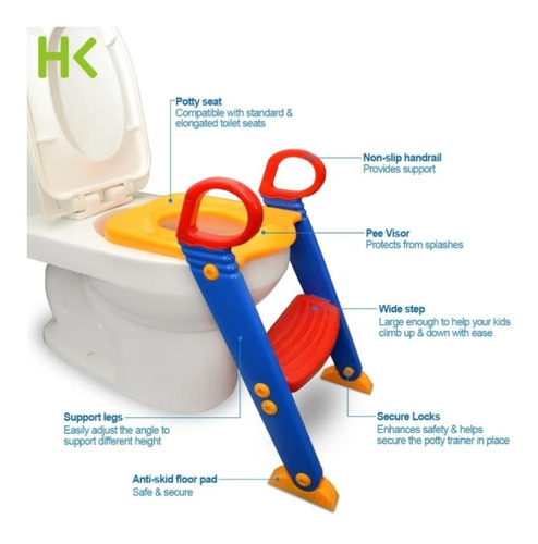 Imagen 7 de 8 de Adaptador Escalera Baño Niños Y Niñas / Tomasstore