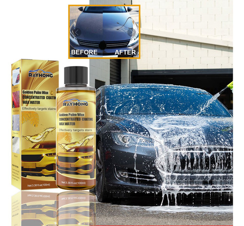 Cera Para Lavado De Autos, Cera De Palma Dorada Para Automóv