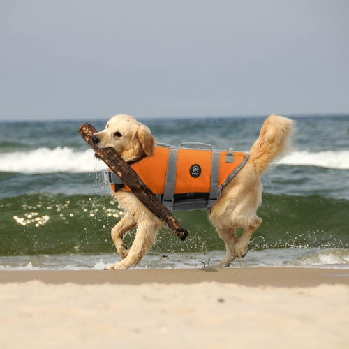 Chaleco Salvavidas Para Perros Emust, Xl, Nuevonaranja, I...
