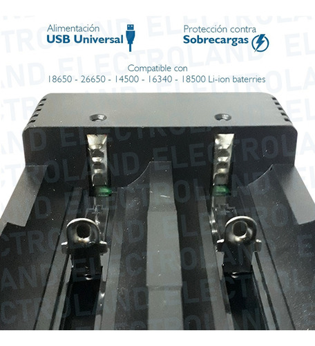 Cargador Universal Para Pilas Bateria Recargable Aa Aaa Usb