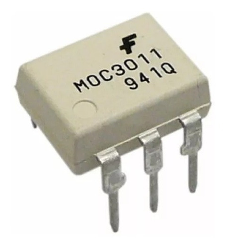 10 Piezas De Moc3011 Optoacoplador Salida A Triac