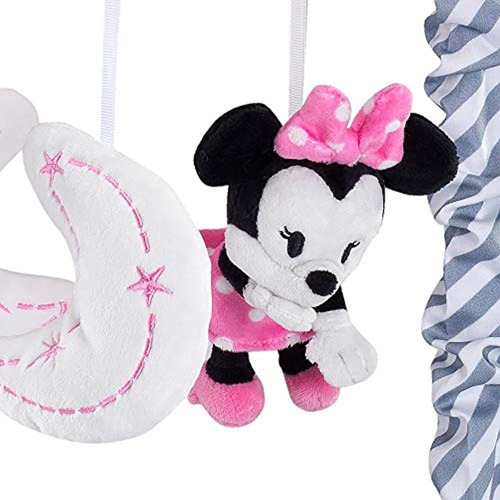 Lambs & Ivy Disney Baby Minnie Mouse Musical Cuna Móvil, Ros
