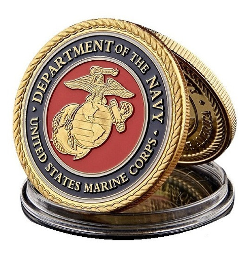 Moneda Conmemorativa Departamento De Marines Estados Unidos