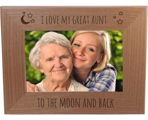 Customgiftsnow I Love My Great Aunt To The Moon And Back - G