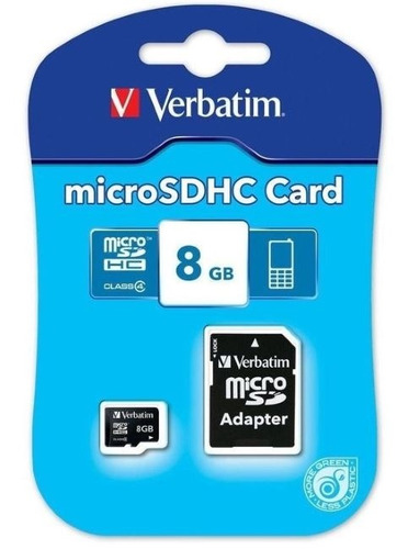 Memoria Micro Sd 8gb Verbatim Sd Clase 4