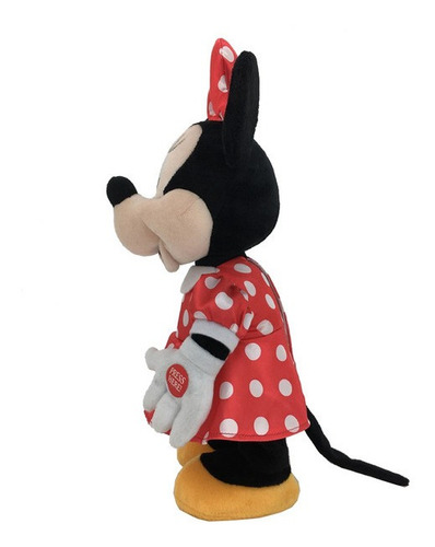 Imagen 4 de 6 de Peluche Minnie Mickey 30cm Con 3 Canciones Y Baila Cresko